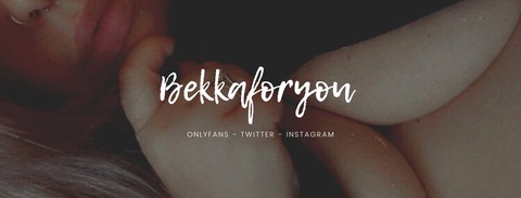 bekkaforyou onlyfans leaked picture 1