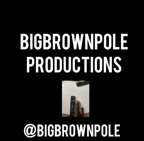 bigbrownpole onlyfans leaked picture 1