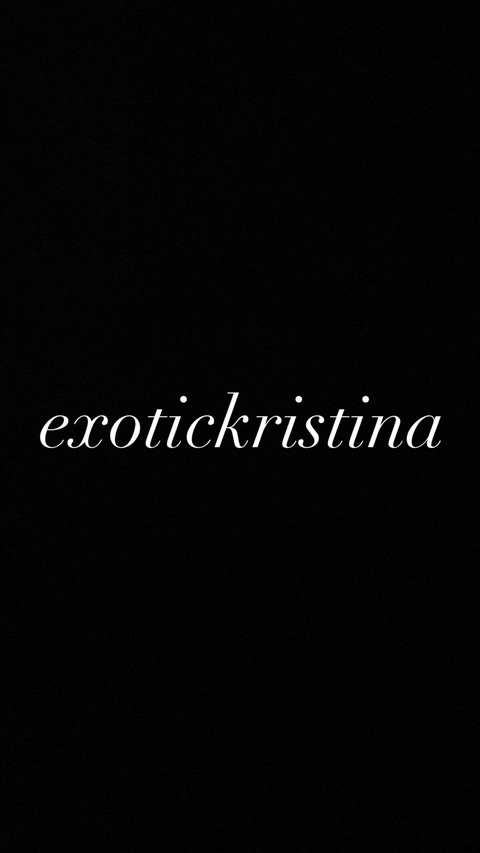 exotickristinaaa onlyfans leaked picture 1