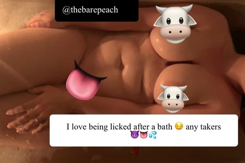 thebarepeach onlyfans leaked picture 1